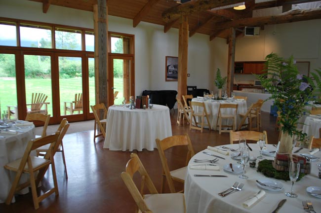 Picture of inside of venue